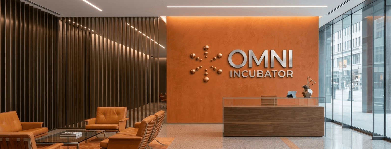Inside the Omni Incubator office
