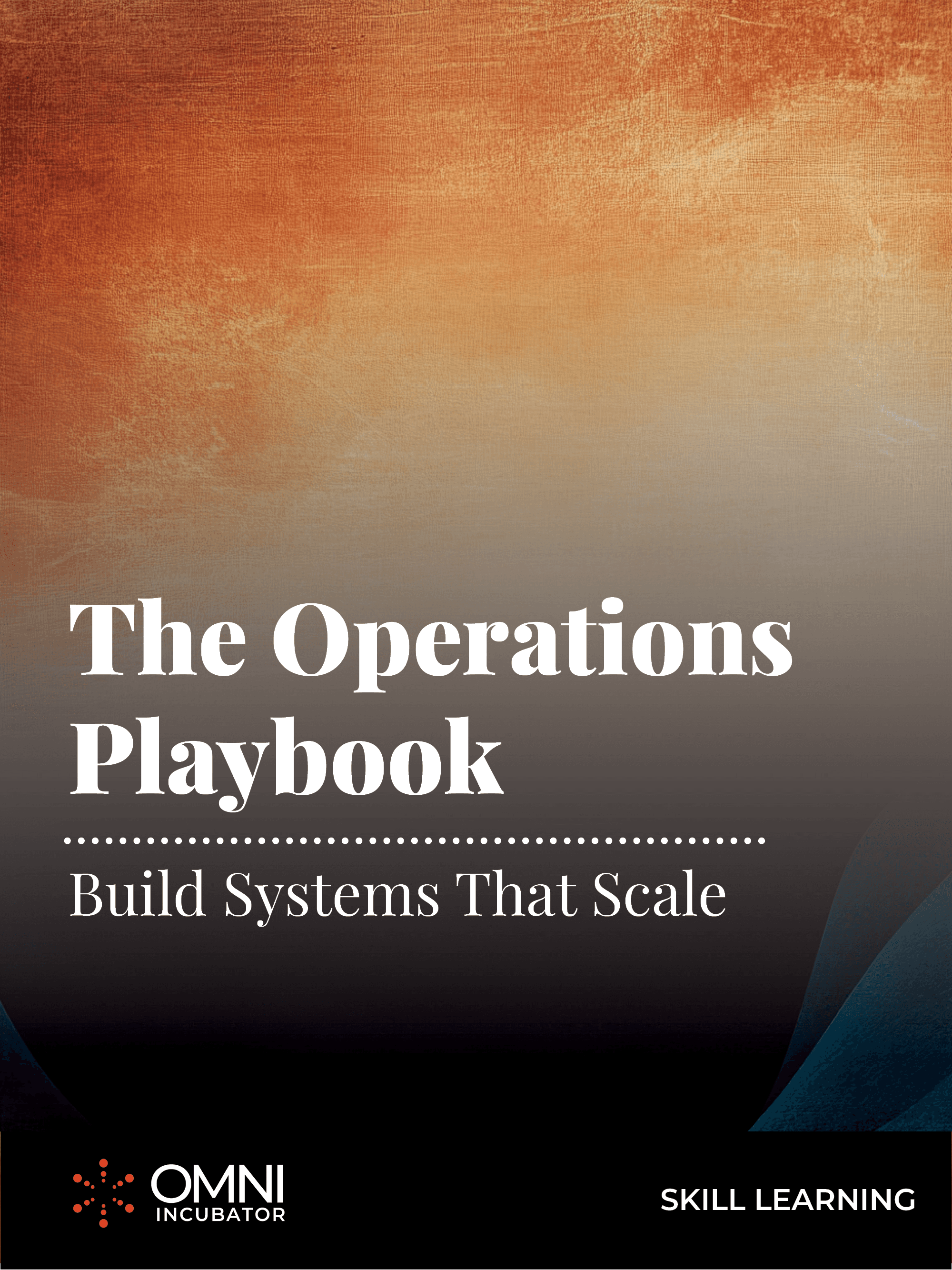 The Operations Playbook